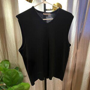 Oversize Unisex Vest Doc and Amelia - Black LG